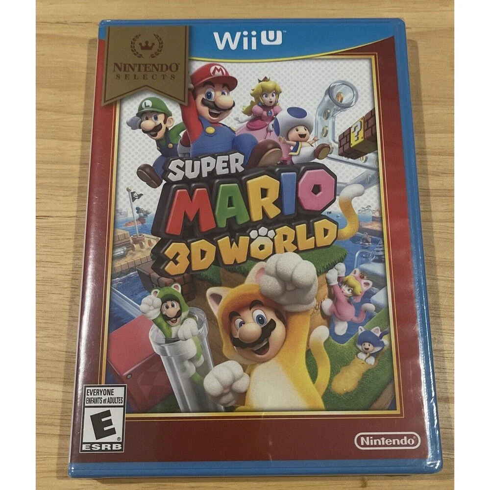 Super Mario 3D World (Nintendo Wii U, 2013) Nintendo Selects Sealed